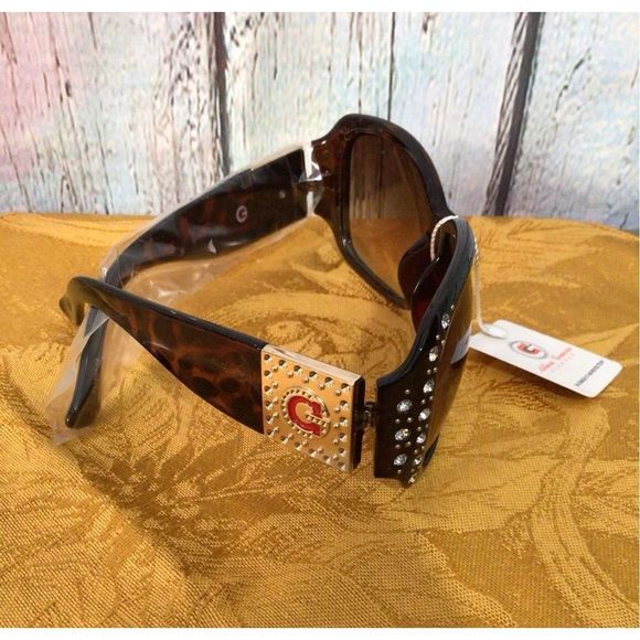 NWT Allure Genesis Sunglasses 100% Protection Tortoiseshell Gold ☀️🌞 - Picture 8 of 9